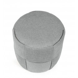 PUFF REDONDO ELIAS CON TAPIZADO TEXTURIZADO