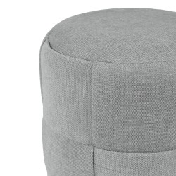 PUFF REDONDO ELIAS CON TAPIZADO TEXTURIZADO