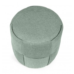PUFF REDONDO ELIAS CON TAPIZADO TEXTURIZADO
