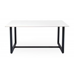 MESA DE EXTERIOR AUDREY DE PORCELÁNICO Y ACERO