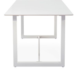 MESA DE EXTERIOR AUDREY DE PORCELÁNICO Y ACERO