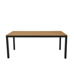 MESA DE EXTERIOR CINTHIA DE POLIMADERA Y ALUMINIO