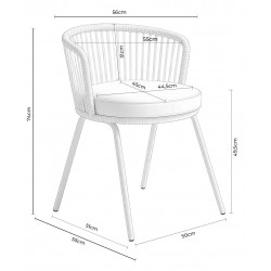 SILLA DE EXTERIOR VILMA