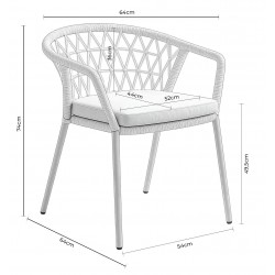 SILLA DE EXTERIOR SOLENE