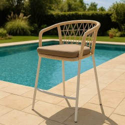 TABURETE DE EXTERIOR EDWIN APILABLE