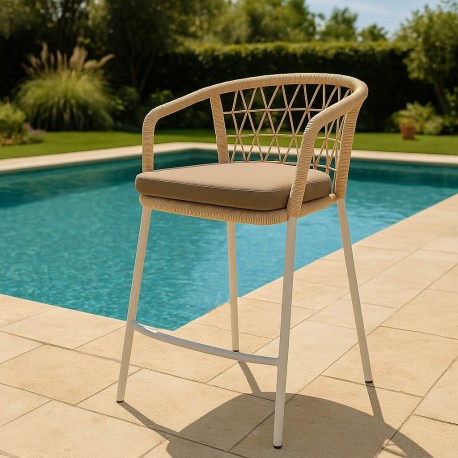 TABURETE DE EXTERIOR EDWIN APILABLE