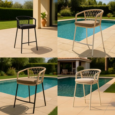 TABURETE DE EXTERIOR EDWIN APILABLE