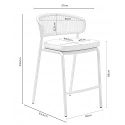 TABURETE APILABLE DE EXTERIOR RANDALL