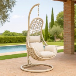 SILLÓN COLGANTE CONSTANZA DISEÑO ELEGANTE EXTERIOR