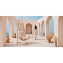 SILLÓN COLGANTE CONSTANZA DISEÑO ELEGANTE EXTERIOR