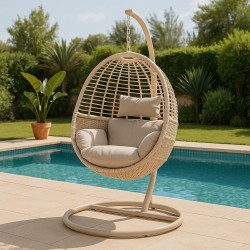 SILLÓN COLGANTE HANNOVER ESTILO BOHEMIO CHIC