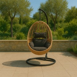 SILLÓN COLGANTE HANNOVER ESTILO BOHEMIO CHIC