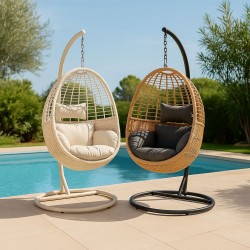 SILLÓN COLGANTE HANNOVER ESTILO BOHEMIO CHIC