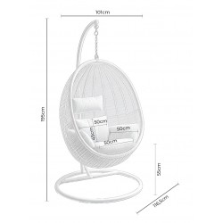 SILLÓN COLGANTE HANNOVER ESTILO BOHEMIO CHIC