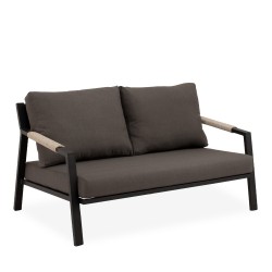 CONJUNTO DE JARDÍN MUSCAT (SOFA + 2 SILLONES + MESITA)