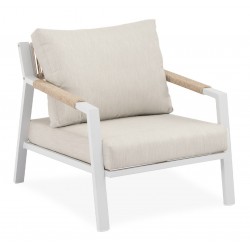 CONJUNTO DE JARDÍN MUSCAT (SOFA + 2 SILLONES + MESITA)