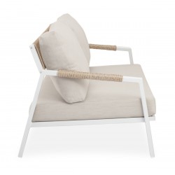 CONJUNTO DE JARDÍN MUSCAT (SOFA + 2 SILLONES + MESITA)