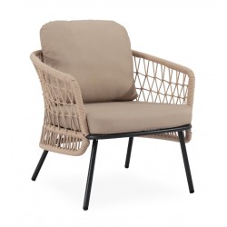 CONJUNTO DE JARDÍN ODESA (SOFA + 2 SILLONES + MESITA)