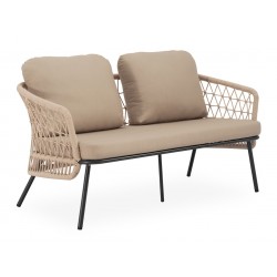 CONJUNTO DE JARDÍN ODESA (SOFA + 2 SILLONES + MESITA)
