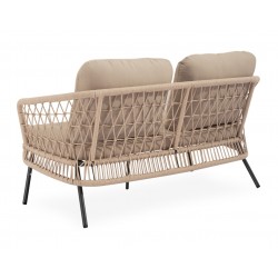 CONJUNTO DE JARDÍN ODESA (SOFA + 2 SILLONES + MESITA)