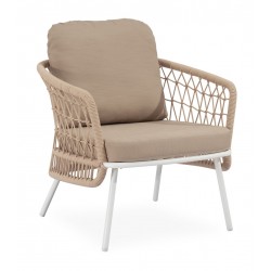 CONJUNTO DE JARDÍN ODESA (SOFA + 2 SILLONES + MESITA)