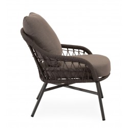 CONJUNTO DE JARDÍN SALONICA (SOFA + 2 SILLONES + MESITA)