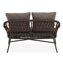 CONJUNTO DE JARDÍN SALONICA (SOFA + 2 SILLONES + MESITA)