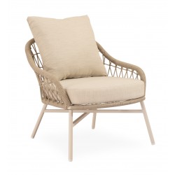 CONJUNTO DE JARDÍN SALONICA (SOFA + 2 SILLONES + MESITA)