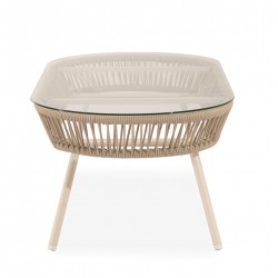 CONJUNTO DE JARDÍN SALONICA (SOFA + 2 SILLONES + MESITA)