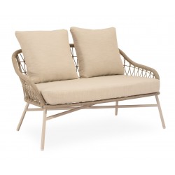 CONJUNTO DE JARDÍN SALONICA (SOFA + 2 SILLONES + MESITA)