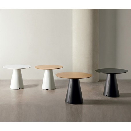 MESA MODERNA DAISY DE MADERA Y METAL