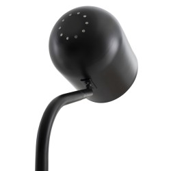 LAMPARA DE SUELO BEJIS CON BASE EN MARMOL