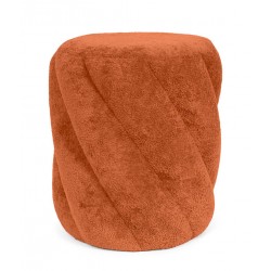 PUFF TAPIZADO DEREK EN TEJIDO TEDDY
