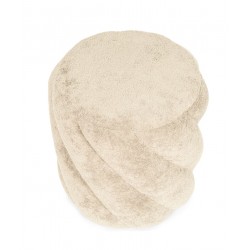 PUFF TAPIZADO DEREK EN TEJIDO TEDDY