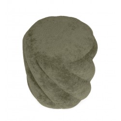 PUFF TAPIZADO DEREK EN TEJIDO TEDDY