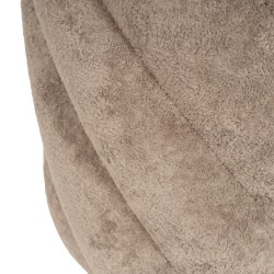 PUFF TAPIZADO DEREK EN TEJIDO TEDDY