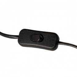 LAMPARA DE SOBREMESA YESA DE CERAMICA Y TELA