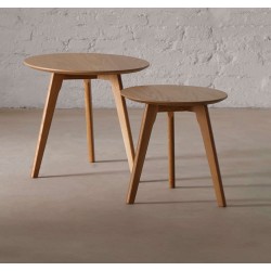 MESITAS AUXILIARES KLAUS DE CHAPA ROBLE