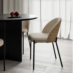 MESA REDONDA FARIS DE MADERA DE ACACIA