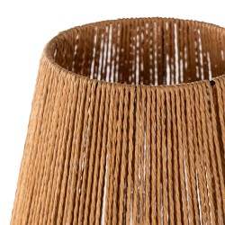 LAMPARA DE SOBREMESA BEIRES DE CEMENTO Y CAÑAMO