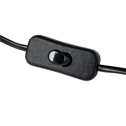 LAMPARA DE SOBREMESA BEIRES DE CEMENTO Y CAÑAMO