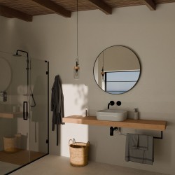 LAMPARA DE METAL Y CRISTAL BIAR