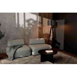 LAMPARA DE SUELO CHERA CON PANTALLA DE TELA