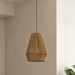 LAMPARA DE TECHO GILET DE CUERDA DE CAÑAMO