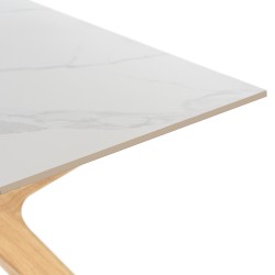 MESA ELOISE 160CM. DE PORCELANICO