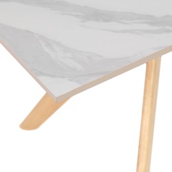 MESA ELOISE 160CM. DE PORCELANICO