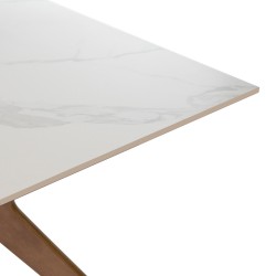 MESA ELOISE 160CM. DE PORCELANICO