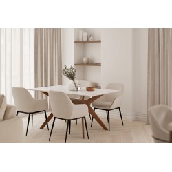 SILLA TAPIZADA CON BRAZOS ISABELLA