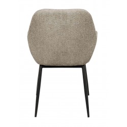 SILLA TAPIZADA CON BRAZOS ISABELLA