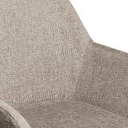 SILLA TAPIZADA CON BRAZOS ISABELLA